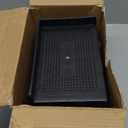 Bed Risers 4 Inch Heavy Duty,Oversized Couch Risers, Extra Wide Furniture Risers for Sofa Table Desk Headboard Chair Lifting,Rectangle Risering Blocks Support 6000 lbs(4 Pack Black)