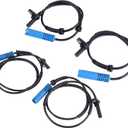 ABS Wheel Speed Sensor Fit for 06 for BMW 325xi 330xi 09-13 for BMW 328i xDrive 07-08 for BMW 328xi 335xi 09-13 for BMW 335i xDrive Rear Left Rear Right Front Left Front Right 4pcs ABS Sensors