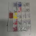 500PCS Car Electrical Wire Terminal Pins, 1/1.5/1.8/2.2/2.8/3.5mm Connector Pins Kit, Male Female Crimp Pin Set, Terminal Removal Tool, Non-Insulated Plug Car Wire Harness Pin