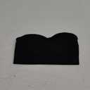 Lusait Strapless Bra for Women Non-Slip Silicone Padded Bandeau Bra Wireless Tube Top Bralette (Small, Black)
