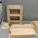 Pull Out Cabinet Organizer, 20''W21''D19''H Soft Close Slide Out Wooden Pull out Drawers, Three Tier Slide out Wood Cabinet Organizer, for Base Cabinet Organization in Kitchen, Pantry, Bathroom