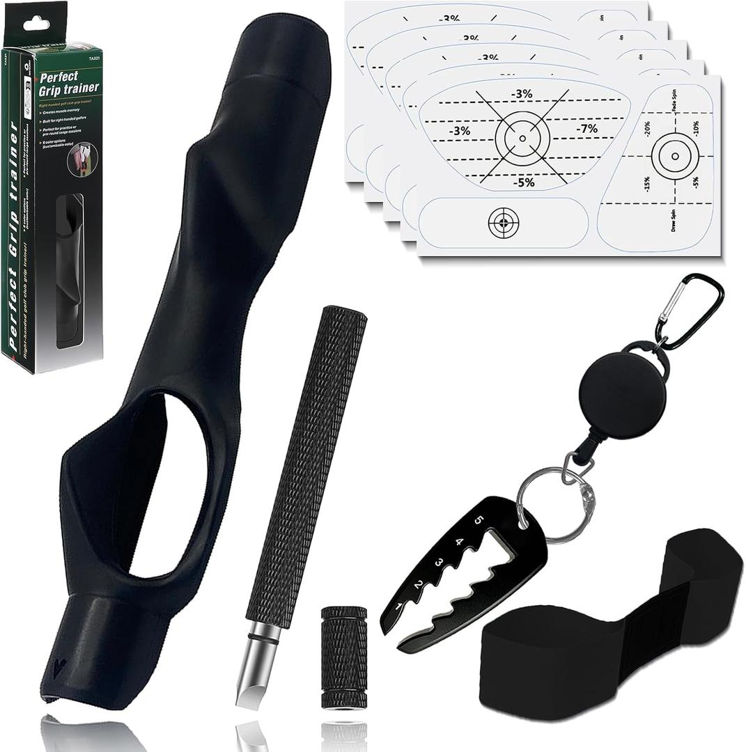 2 x Golf Grip Trainer Kit, Golf Training Aid, Golf Club Grips, to Help Train Correct Hand Position