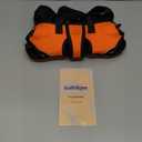 rabbitgoo Escape Proof Dog Harness, Soft Padded Full Body Pet Harness, Reflective Adjustable No Pull Vest with Lift Handle and Leash Clip for Large Dogs Walking Hiking Training, M, Orange (Medium (Pack of 1))