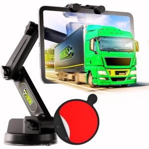 Tablet Holder for Truck Tablet Mount - iPad Mount for Truck, Heavy Duty Super Suction Cup,16.7 inch Long Arm & Stable,Device & iPad Holder for Dashboard,Dashboard Pad Windshield and Window -Commercial