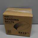 8 inch x 19 inch 120 Grit Sanding Belts, 12 Pack, EZ 8 Drum Sander Sandpaper Rolls for Woodworking and Floor Polishing, Aluminum Oxide Sander Sleeves