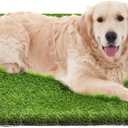 Artificial Grass, 51" x 26" Dog Pee Pads, Professional Dog Potty Training Rug, Grass Mat with Drainage Holes, Pet Turf Indoor Outdoor Flooring Fake Grass Doormat (26"x51")