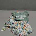 Hello World Newborn Outfit Baby Girl Going Home Outfit Ruffle Ribbed Romper Top Floral Pants Set Cute Summer Clothes. Size Newborn