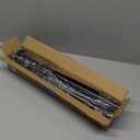 Shower Curtain Rod 31-80 in Adjustable Curtain Rod No Drilling Black Tension Shower Rod Stainless Steel for Bathroom Room Divider