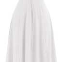 Women's Floral Corset Dress Formal Cocktail Dresses Going Out Casual Sundress Split Thigh Spaghetti Strap Vintage Dress (Medium, White)