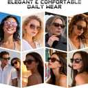 DANAMY Sunglasses Womens Polarized Sunglasses for Women Trendy Designer Mirrored UV400 Protection Sun Glasses