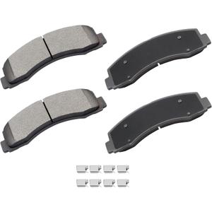 cciyu D1414 Front Ceramic Brake Pads Kit 4pcs fit For 2010-2019 For Ford Expedition,2010-2019 For Ford For F-150,2010-2018 For Lincoln Navigator