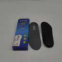 Plantar Fasciitis Feet Insoles Arch Supports Orthotics Inserts Relieve Flat Feet, High Arch (Mens 10-10 1/2 | Womens 12-12 1/2) (Gray)