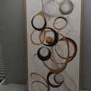 Abstract Wall Art, Modern Framed Canvas Wall Art for Living Room, Large Wood Wall Art Decor, Brown and Black Office and Kitchen Decorations, Bedroom Aesthetic, Modern Painting Print 2040