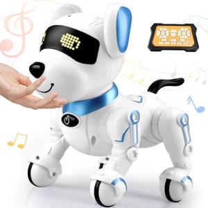 Robot Dog Toys for Kids 8 9 10 11 12, Remote Control Dogs, Robot Dog for Kids 8-12, Pet Robotic, Electric Toy, Robotic Dogs, Toys for 5 6 7 8 9 10 11 12 Years Old Boys Girls, Blue, 8.6 inches