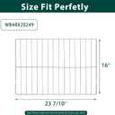 WB48X20249 Oven Rack Cooktop Replacement Parts for GE Oven Rack 304 Stainless Steel 23.7'' x 16'' Stove Rack JGB720DEJ1BB Wire Rack Hotpoint Rack-Flat Gas Range Gliding JGB700SEJ1SS Rack-Oven 1 Pcs