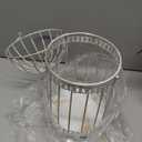 Decorative White Metal Bird Cage 
