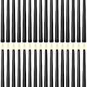 Retisee 30 Pcs 11 Inch Flameless Taper Candles LED Candles Bulk Battery Operated Taper Candle Flickering LED Candlesticks for Valentines Birthday Wedding Party Decor (Classic Style, Black)