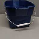 Rubbermaid Roughneck Square Bucket, 15-Quart, Blue, Comfortable/Durable Pour Handle, Sturdy Pail Bucket for Household Cleaning/Mopping