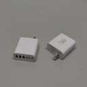 USB C Charger Block, 2-Pack 65W 6-Port USB C Wall Charger iPhone Charger Fast Charging PD Power Adapter+QC Wall Plug Multiport Type C Brick Chargers for iPhone 17 16 15 14 13 12 11 Pro Max XS,Samsung