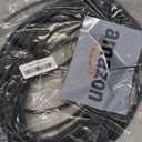 Cat 8 Ethernet Cable, 50FT High Speed Heavy Duty 26AWG Cat8 LAN Network Cable 40Gbps, 2000Mhz with Gold Plated RJ45 Connector, Outdoor&Indoor Internet Cable Compatible for Router Gaming Modem Xbox