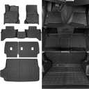 All Weather Floor Mats Fit for 2025 Toyota 4Runner 5 Seats Floor Mats & Trunk Mat & Backrest Mat for Toyota 4Runner Accessories All Season Odorless Anti-Slip Floor Liner