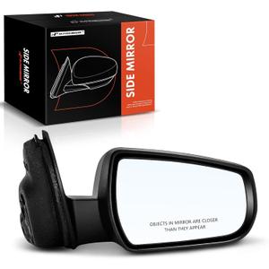 A-Premium Passenger Side Power Door Mirror - Compatible with Chevrolet Malibu 2013-2015, Malibu Limited 2016 - Heated Non-Folding Black Outside Rear View Mirror w/Turn Signal - Replace# 22860543