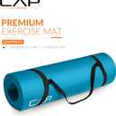 10 x CAP Barbell 1/2-Inch High Density Exercise Yoga Mat with Strap | Multiple Options