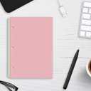 (5 Pack) A5 Filler Paper, 3 Hole Notebook Refills Paper for 3 Ring Refillable Binder, 110 Gsm 5-Color Loose Leaf Planner Refill Paper, 500 Sheets/1000 Pages, 5.7x8.3 Inch