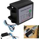 Trailer Breakaway Kit,Trailer Brake Battery Box,12V Electric Brakes Breakaway Controller Kit LED Test Break Away System Universal For Vehicle Caravans(Not Equipped With Batteries)