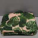 Conair Travel Toiletry Bag - Makeup Bag - Cosmetic Bag -Travel Makeup Bag (1 Count (Pack of 1), Pink Palm)