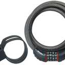 Master Lock Cable Lock, Set Your Own Combination Bike Lock, 6 ft. Long, Black, 8122D