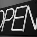 Open Signs for Business 22" x 9"