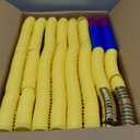 50 PCS 3.1" Fillable Easter Eggs Bulk with 6 Surprise Golden Eggs, Colorful Plastic Easter Egg Empty for Easter Egg Hunt Party Favors Kids Easter Basket Stuffers Fillers Classroom Prizes for Boys Girl