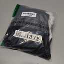 Floerns Women's Off Shoulder Short Sleeve Mini Dress Bow Front Bodycon Dresses (Black and White) Small