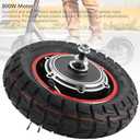 Electric Scooter Hub Motor Rear Wheel for M4 M4pro, 10 Inch 48V 800W Rear Wheel Drive Motor Replacement with Tire, Accessories, Scooter Part, Easy Installation