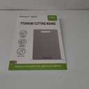 Titanium Cutting Boards for Kitchen, 100% Pure Cut Titanium Cutting Board, Food Grade Quality,Easy to Clean and Will Not Absorb Odors, Suitable for Kitchen Or Outdoor Camping
 30" x 46"