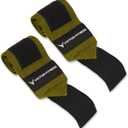 18" Powerlifting Wrist Wraps - Perfect for Weightlifting, Strength Training, Bodybuilding (Green)