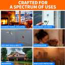 2 x Silicone Door Draft Stopper, Phixbear Transparent Weather Stripping Door Seal, Exterior Door Draft Stopper Heavy Duty Adhesive, Suitable for Windproof, Warmth and Sound Insulation Under Doors 2" x 39"