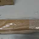 No Drill Cordless Bamboo Roman Shades, Light Filtering 31.5" W x 48" H, Brown