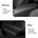 Center Console Cover for Toyota CHR/CH R 2018-2022 (Black),Waterproof Leather Anti-Scratch Armrest Cover for Toyota CHR Accessories.(Only Fit for Left-Hand Drive Cars)