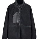 Women's Coats Casual Vintage Button Fleece Patchwork Tops Female Over-Size Loose Jackets, S