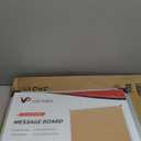 VIZ-PRO Cork Notice Board, 24 X 18 Inches, Silver Aluminium Frame