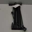 Professional Bike Floor Pump with Gauge | Presta & Schrader Valve | for Standard & Tubeless Tires | High-Pressure 160 PSI | High-Carbon Steel Barrel & Stable Base (Black)