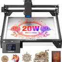LONGER RAY5 Laser Engraver 20000mW Laser Cutter 130W CNC Laser Cutter with 3.5"Touch Screen Laser Engraving Machine DIY Engraver Tool for Metal Glass Wood Leather Laser Class ii