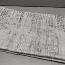 Eleisa Modern Abstract 3.5'×10' Area Rug for Living Room, Green & Ivory, Non-Slip Stain Resistant Washable Rug, Abstract Vintage Home Decor Carpet for Bedroom, Kitchen, Dining Room