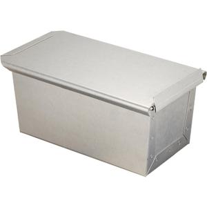 Endoshoji WSY03010 Altite Bread Pan, Commercial Use, With Lid, 1 Loaf, Altite, Made in Japan, Silver (1)