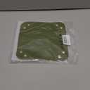 OLETHA Small Foldable Valet Tray - Aesthetic Desk Organizer for Home, Office & Travel - Portable Catch All Bowl for Keys, Jewelry & Essentials - Green