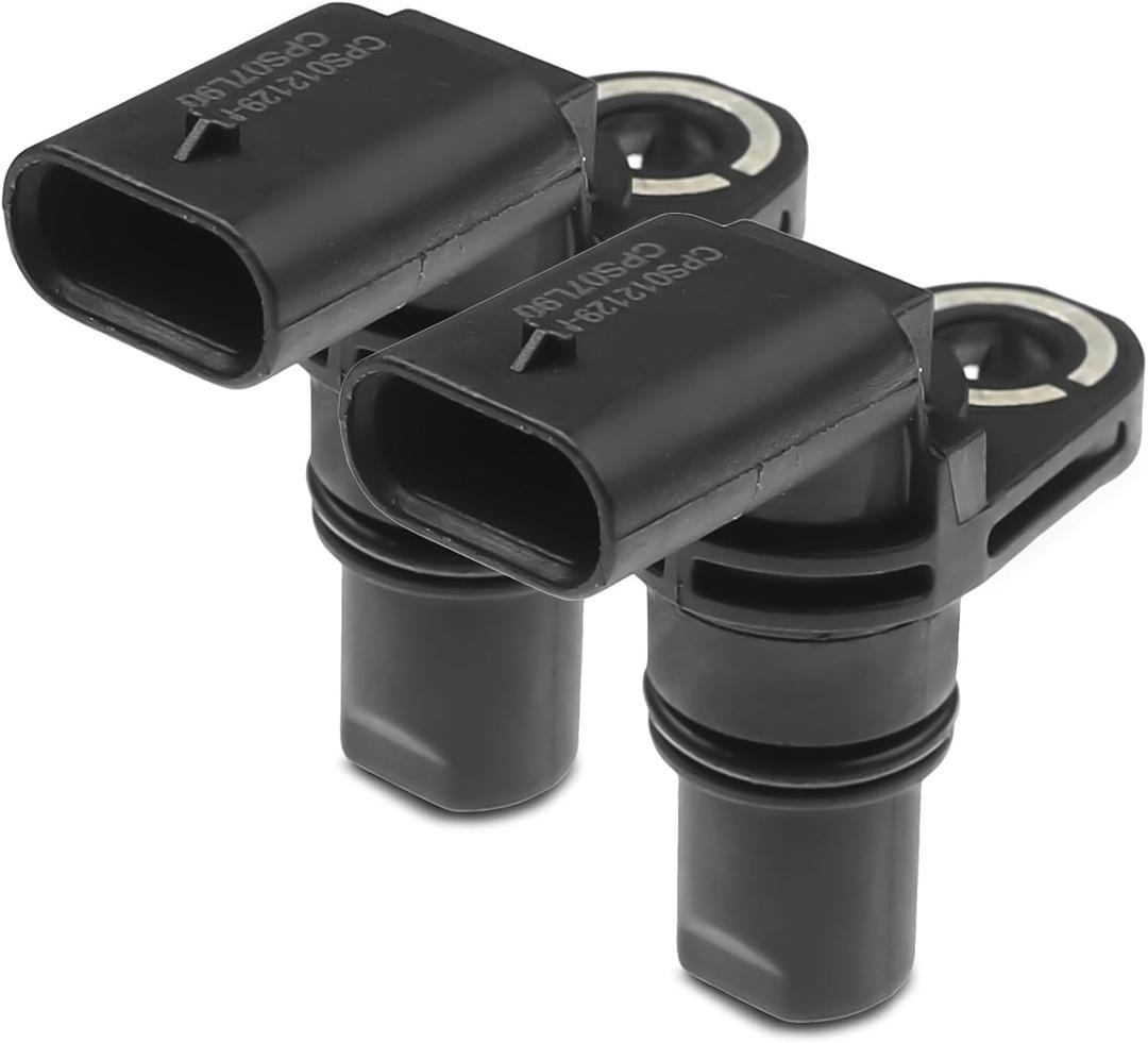A-Premium 2-PC Engine Camshaft Position Sensor Compatible with Volkswagen Jetta, Passat, Golf City, Tiguan, Beetle, CC, Touareg, Eos, GTI & Audi A4, Q5, Q7, A5, A6, A3, Q3, A7 Quattro, A8 Quattro