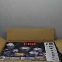 T-fal Signature Nonstick Cookware Set 12 Piece Oven Safe 350F Pots and Pans, Dishwasher Safe Black