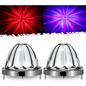 Partsam 2Pcs LED Glass Watermelon Lights, Clear Lens Marker Lights Turn Signal for Semi Truck, Compatible with Freightliner Kenworth Peterbilt Partsam 2Pcs LED Glass Watermelon Lights, Clear Lens Marker Lights Turn Signal for Semi Truck, Compatible with Freightliner Kenworth Peterbilt